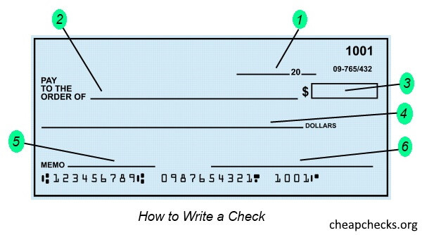 Blank Check to Fill Out