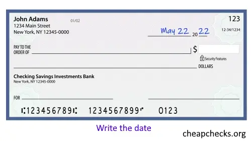 Writing a Check